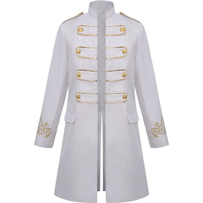 Men's Halloween Embroidered Jacket Stage Clothes