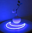 LED Blue Moon Neon Light, Cute Neon Moon Sign,Christmas Room Decor Battery or USB Powered 5V Art LED Decorative Lights Night Lights Indoor for Home, Bedroom, Office,Dorm,Party (Blue Moon)