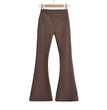 Thickened Sanded Fabric Yoga Bell-bottom Pants Women