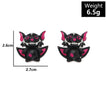 Fashion Halloween Simulation Plastic Ghost Face Pumpkin Ghost Death Ghost Festival Stud Earrings