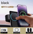 Magnetic Bendable Car Mobile Phone Holder Wireless Charger Phone Holder 15W Car Dash Mount Compatible With Phone