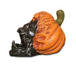 New Evil Pumpkin Skull Halloween Resin Ornament