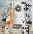 Halloween Front Door Bat Pendant Resin
