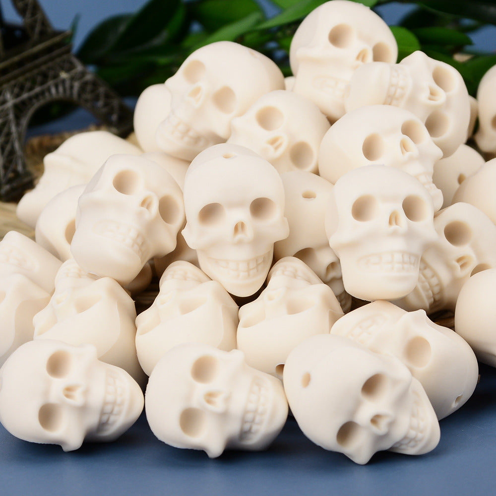 Silicone Beads Skull Halloween Beaded DIY