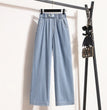 Women's Summer Thin Straight High Waist Lyocell Jeans