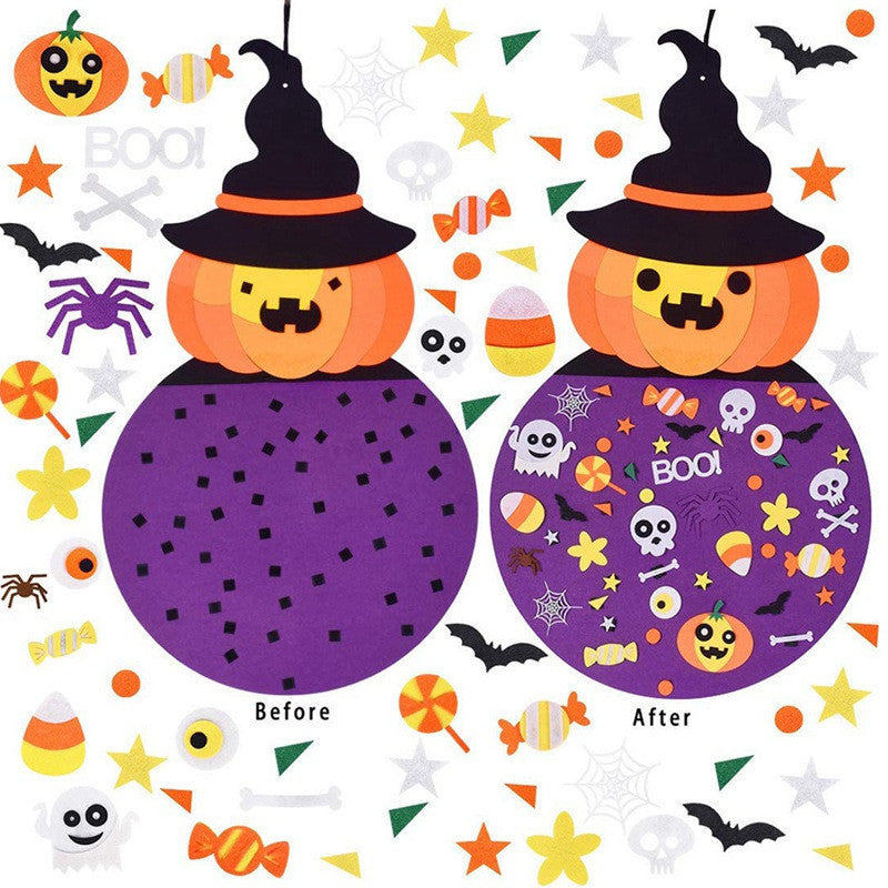 Felt Halloween Pumpkin Pendant Easter Supplies