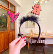Halloween Wool Tassel Headband Masquerade Party