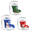 30PCS Christmas Ziplock With Ties Assorted Sizes Stocking Wrapping Bag