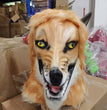 Werewolf Costume Party Mask Halloween Simulation Animal Rotate Headwear Costume Wolf Face Masks Cosplay
