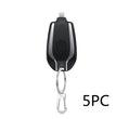 1500mAh Mini Power Emergency Pod Keychain Charger With Type-C Ultra-Compact Mini Battery Pack Fast Charging Backup Power Bank