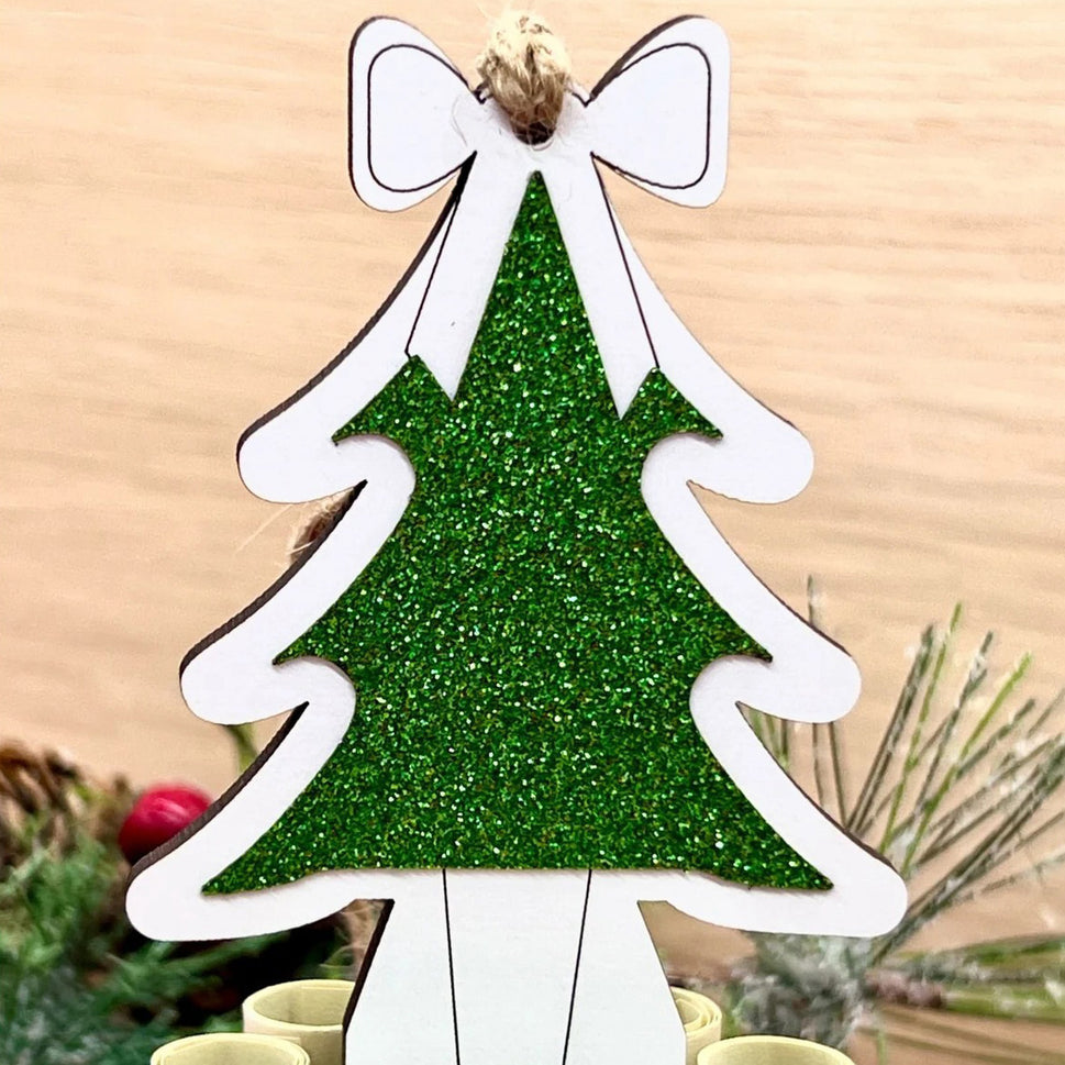 Wooden Christmas Unique Wallet