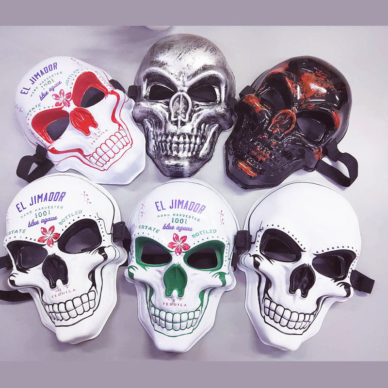 Halloween Scary Skull Mask With No Glow Makeup