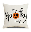 Halloween New Pumpkin English Alphabet Cartoon Car Sofa Cushion Waist Pillowcase
