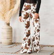 High Waist Horn Tasseled Jeans