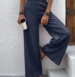 Women's Clothing Casual Loose Slimming Crumpled Wide-leg Pants