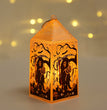 Halloween Pumpkin Lamp Decorations Children's Portable Small Night Lamp Cage Desktop Decoration Layout Props