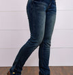 Women's Embroidered Simple Casual Jeans