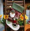 Christmas Decorations Santa Claus Socks Christmas Tree Pendant Christmas Socks Gift Bag Christmas Bag