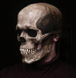 Halloween Movable Mouth Skull Mask Helmet Mouth Movable Skull Full Head Skull Mask
