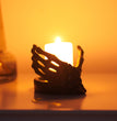 Skull Hand Guard Candlestick Base Halloween Furnishings Jewelry Storage Tray