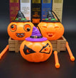 Halloween Pendant Broom Pumpkin Lantern Light Music Tricky Funny Bar Playground Decorative Lantern