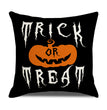 Halloween New Pumpkin English Alphabet Cartoon Car Sofa Cushion Waist Pillowcase