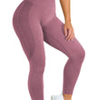 Snowflake Jacquard Seamless Yoga Workout Ankle Length Pants