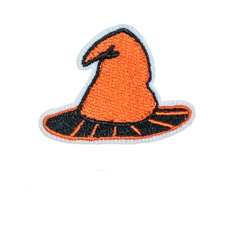 Cartoon Embroidery Halloween Clothes Pants Decorative Fabric Patch