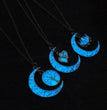 Halloween Multicolored Moonlit Tree Of Life Necklace