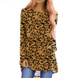 Halloween Theme Printed Long-sleeved T-shirt Women