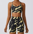 Camouflage Printing Seamless Yoga Suit