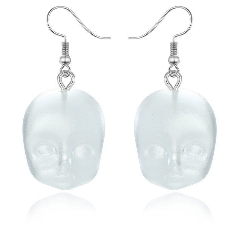 Jewelry Personality Halloween Elf Head Earrings