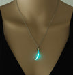 Halloween glow-in-the-dark Chili Glass Necklace