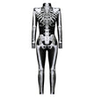 Halloween Skeleton 3D Digital Printing Shaping Jumpsuit