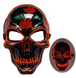 Halloween Skeleton Mask LED Glow Scary Mask