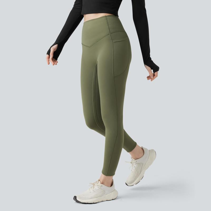 Halara Ultrasculpt Extra Heat High Waisted Tummy Control Shaping Yoga Leggings with Pockets #Tiktokshopholidayhaul