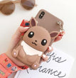 New Pokemon Silicone Phone Case For iPhone 13 12 11 Pro Max XR XS MAX 8 X 7 SE Cute Cartoons Pikachu Anti Fall Cover