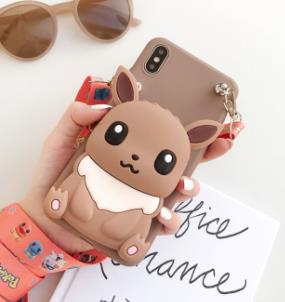 New Pokemon Silicone Phone Case For iPhone 13 12 11 Pro Max XR XS MAX 8 X 7 SE Cute Cartoons Pikachu Anti Fall Cover
