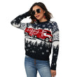 Snowflake ladies pullover long-sleeved jacquard knit