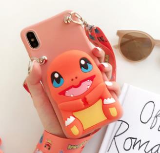 New Pokemon Silicone Phone Case For iPhone 13 12 11 Pro Max XR XS MAX 8 X 7 SE Cute Cartoons Pikachu Anti Fall Cover