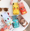 New Pokemon Silicone Phone Case For iPhone 13 12 11 Pro Max XR XS MAX 8 X 7 SE Cute Cartoons Pikachu Anti Fall Cover