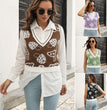 Mushroom jacquard diamond vest sweater