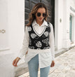 Mushroom jacquard diamond vest sweater