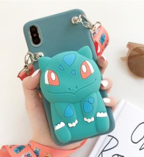 New Pokemon Silicone Phone Case For iPhone 13 12 11 Pro Max XR XS MAX 8 X 7 SE Cute Cartoons Pikachu Anti Fall Cover