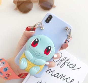 New Pokemon Silicone Phone Case For iPhone 13 12 11 Pro Max XR XS MAX 8 X 7 SE Cute Cartoons Pikachu Anti Fall Cover