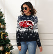 Snowflake ladies pullover long-sleeved jacquard knit